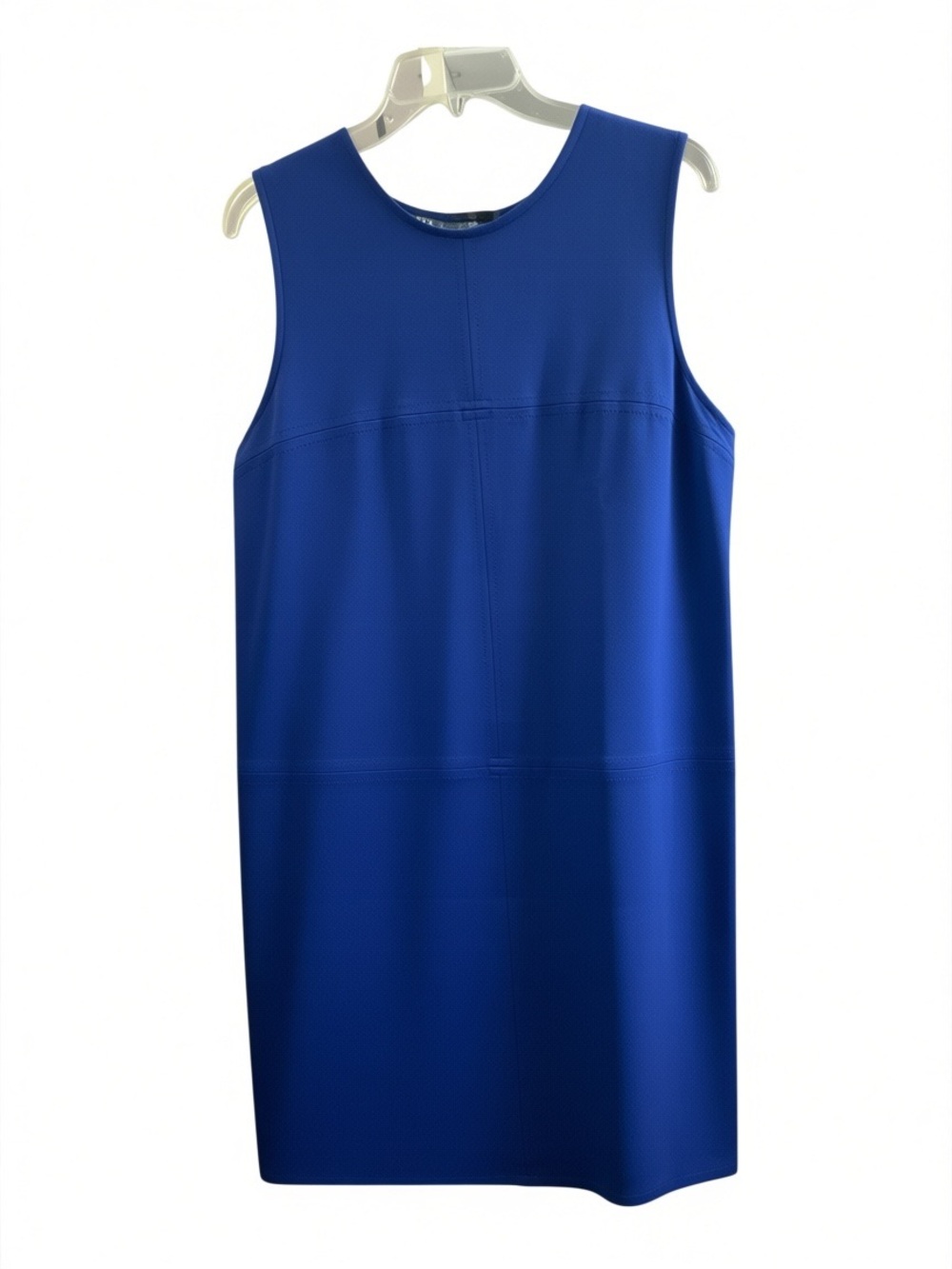 Ralph Lauren Sleeveless Navy Shift Dress in a soft jersey